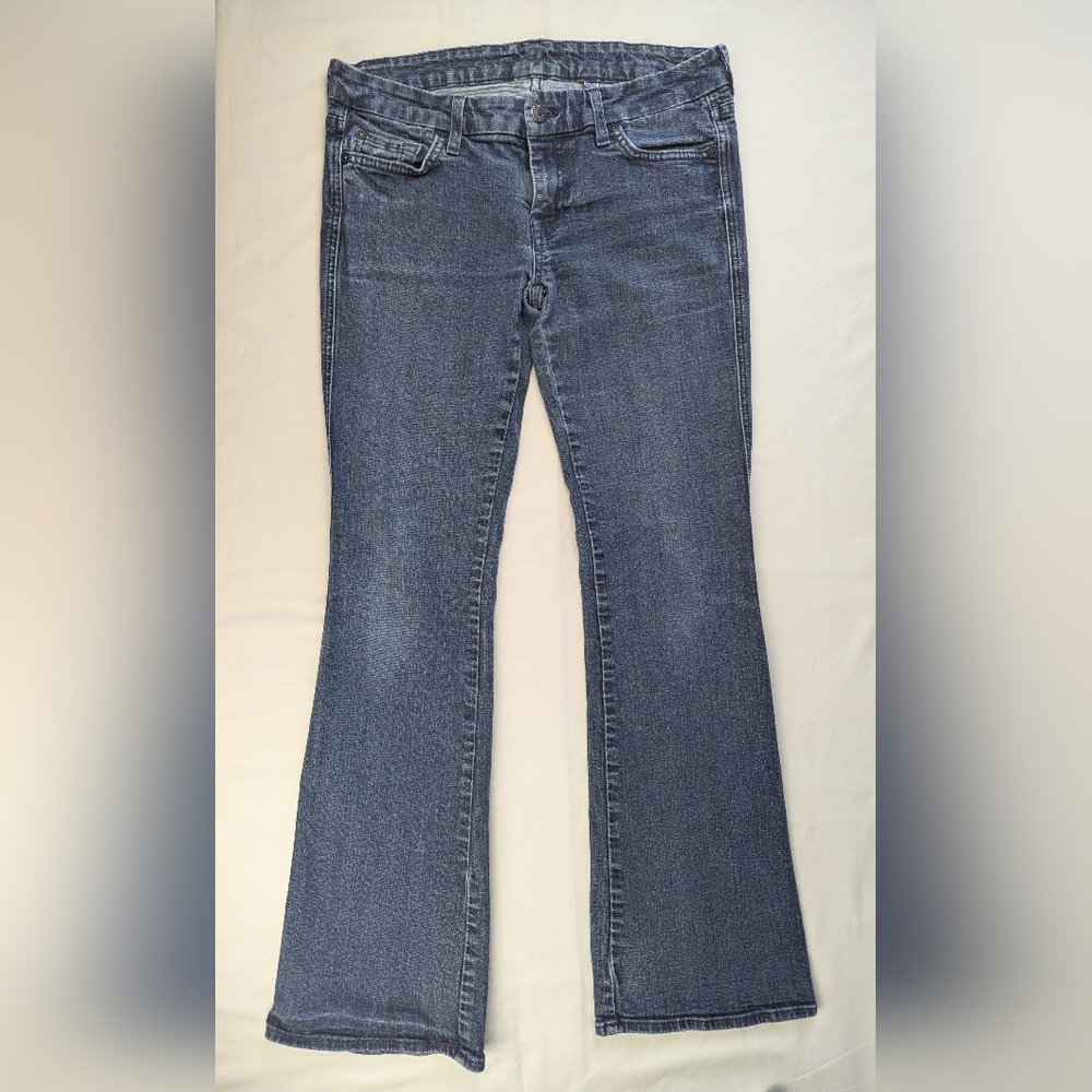 7 For All Mankind Women's Y2K The Lexie  Petite Bootcut Jeans in Classic Blue